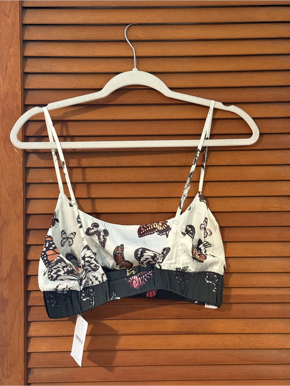 Butterfly Print Robe & Bralette - Picture 4 of 5